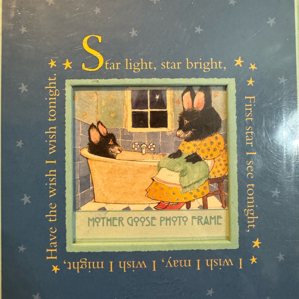 Vintage Mother Goose Photo Frame “Star Light, Star Bright” - Picture 2 of 8